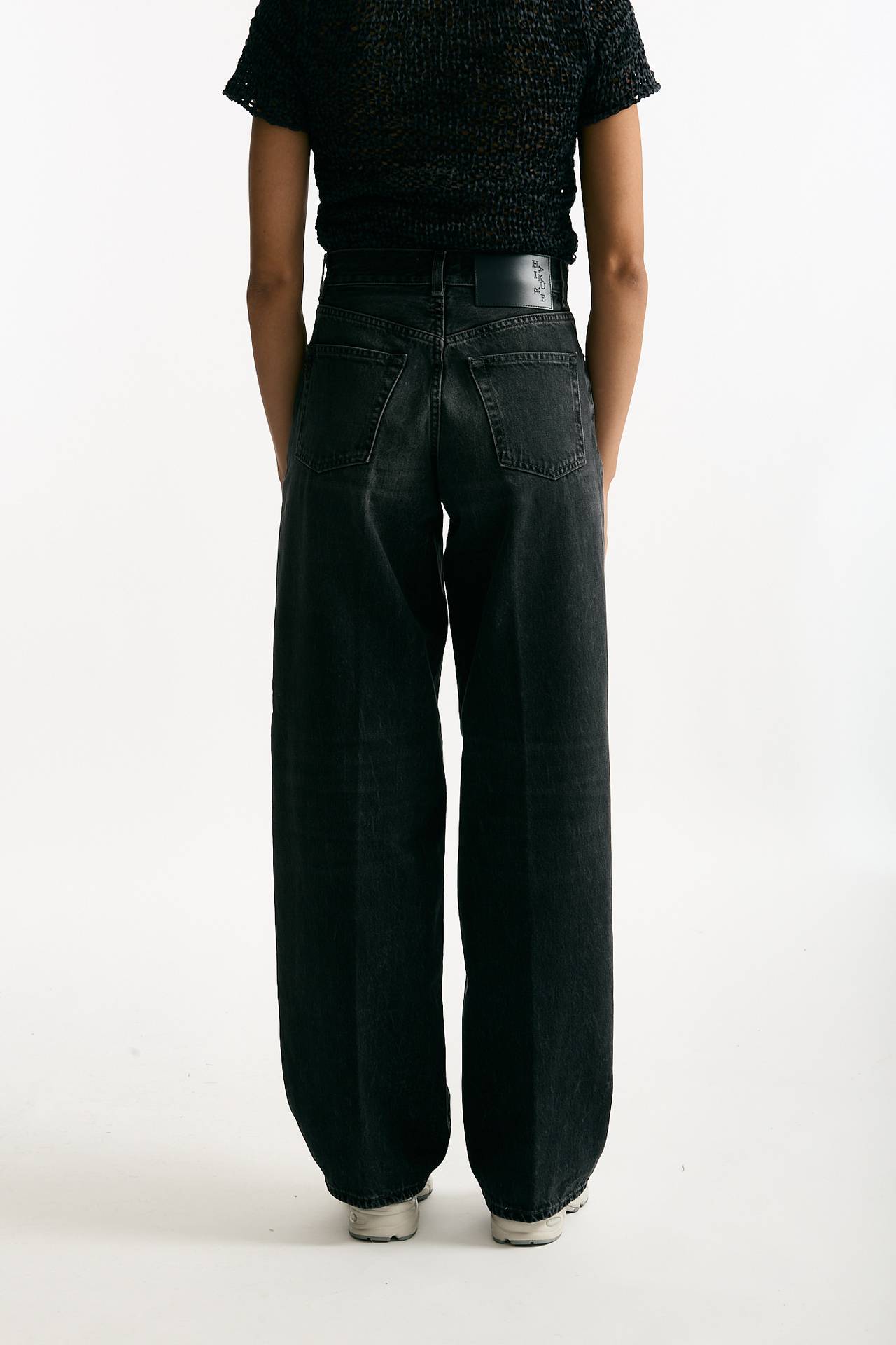 Jeans boy fit over BETHANY nero donna Haikure - 3