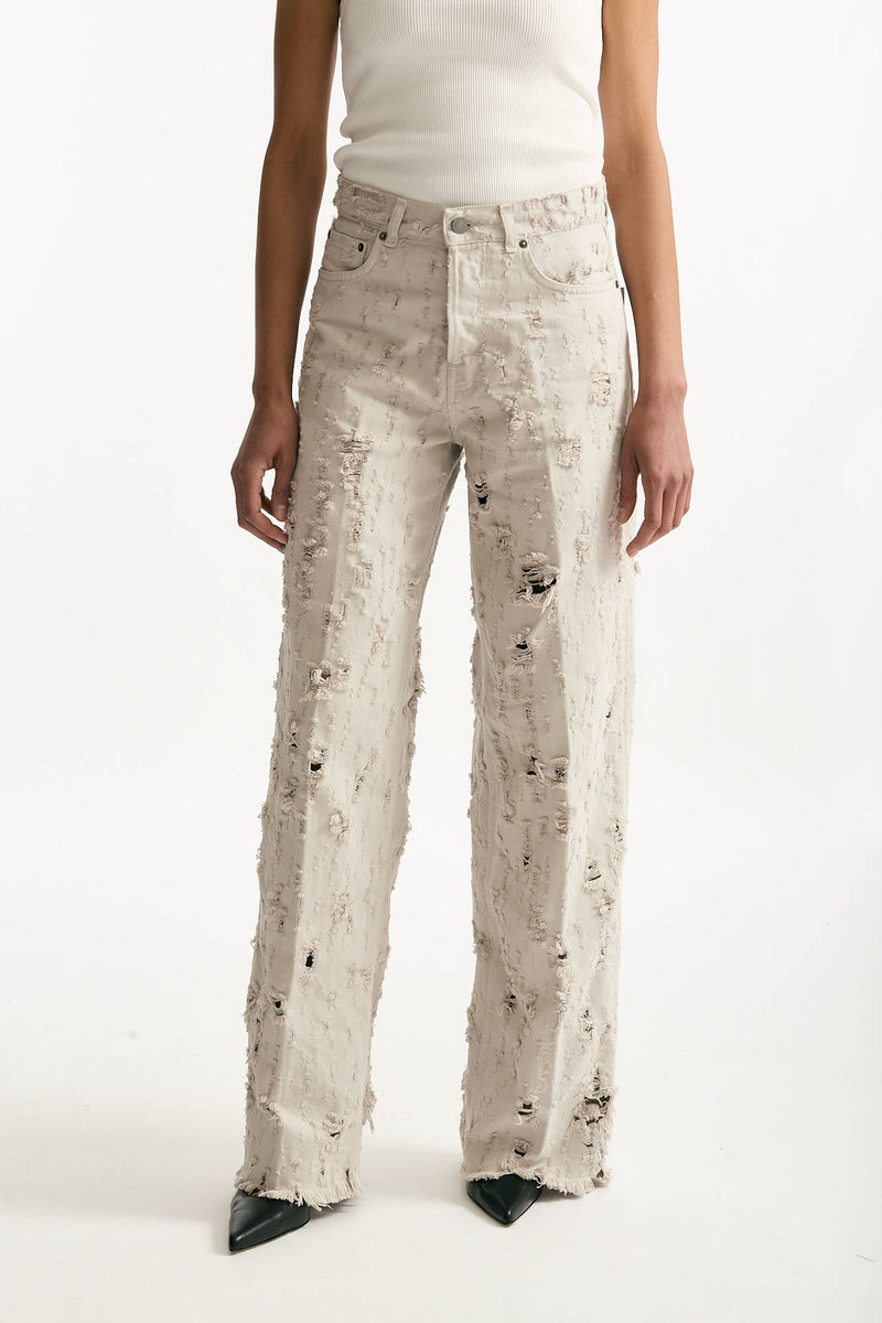 Jeans boy fit over BETHANY sabbia donna Haikure - 1