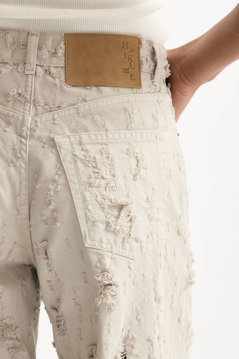 Jeans boy fit over BETHANY sabbia donna Haikure - 7