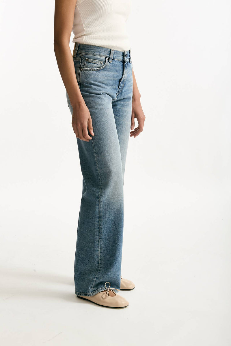 Jeans palazzo KOREA lavaggio chiaro donna Haikure - 3