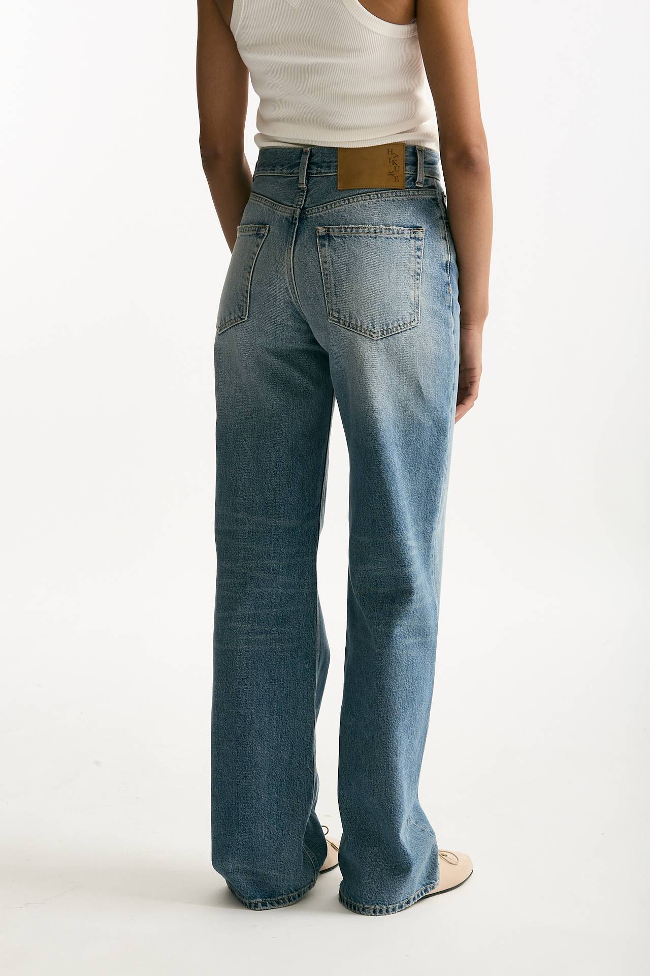 Jeans palazzo KOREA lavaggio chiaro donna Haikure - 4