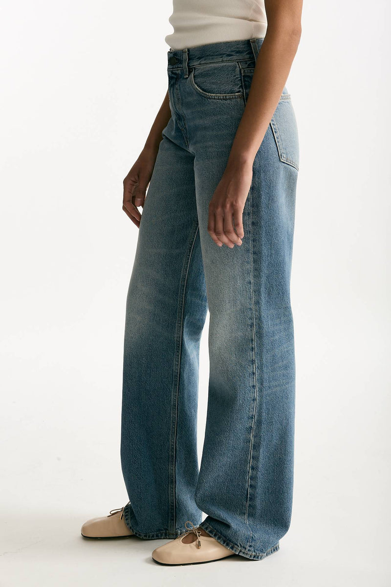 Jeans palazzo KOREA lavaggio chiaro donna Haikure - 1