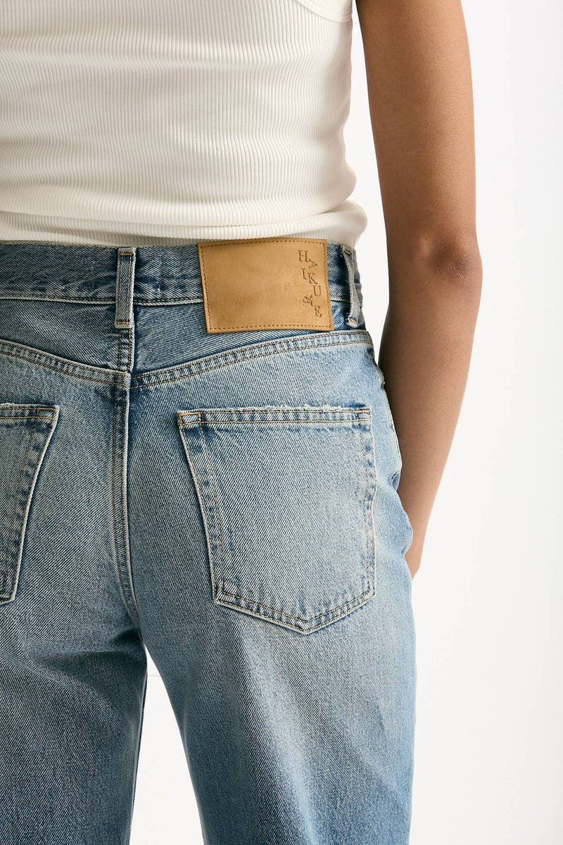 Jeans palazzo KOREA lavaggio chiaro donna Haikure - 6