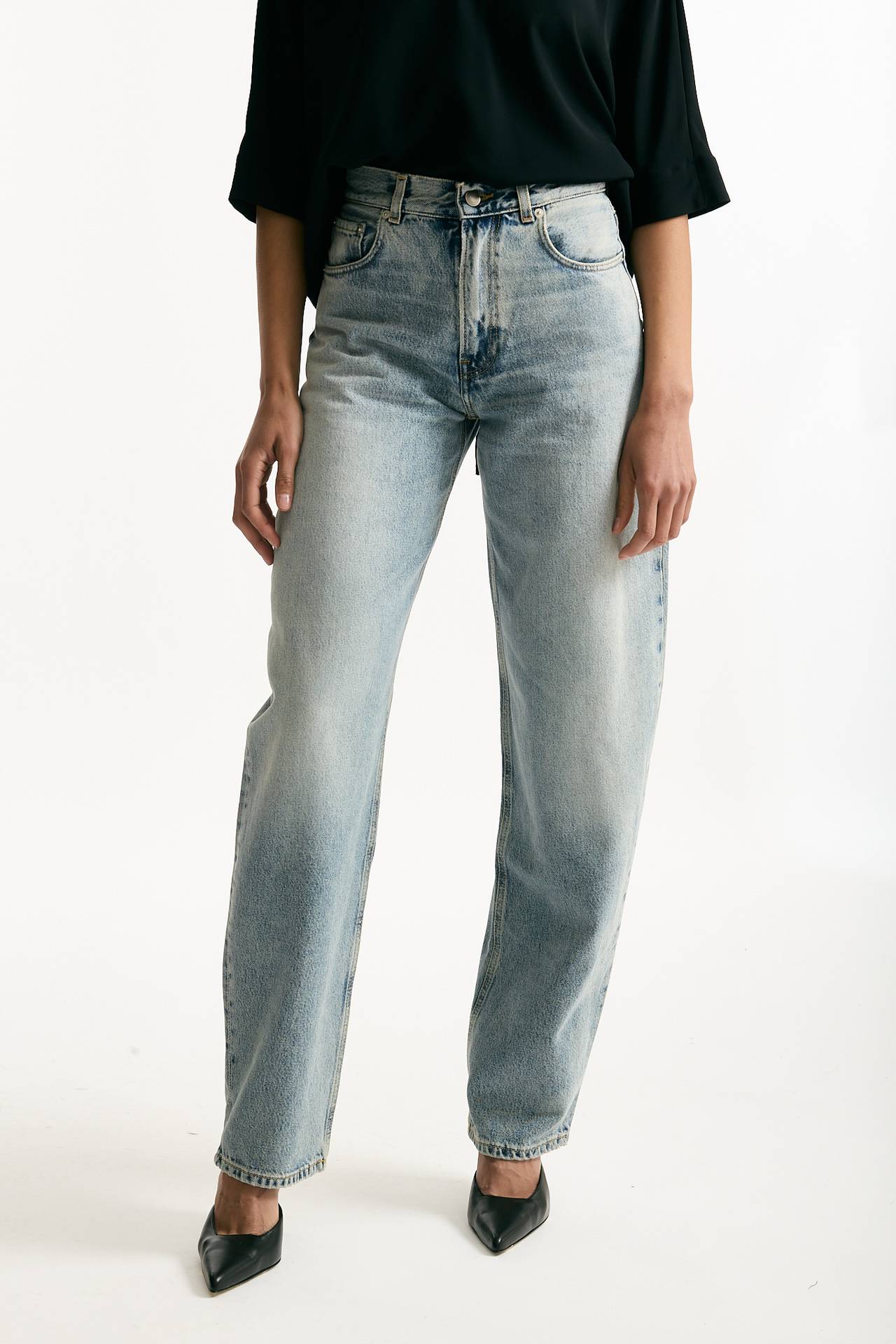 Jeans barrel BIBI medio chiaro donna Haikure - 1