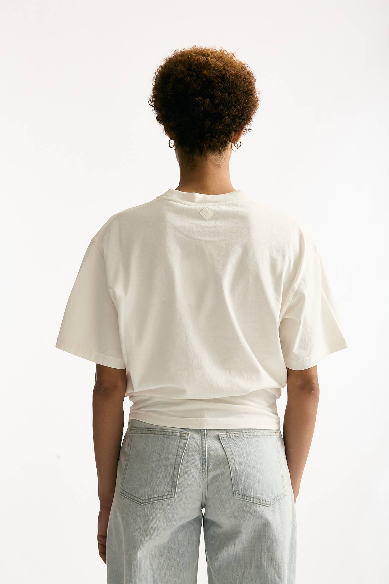 T-shirt girocollo over HAIKURE panna donna Haikure - 3