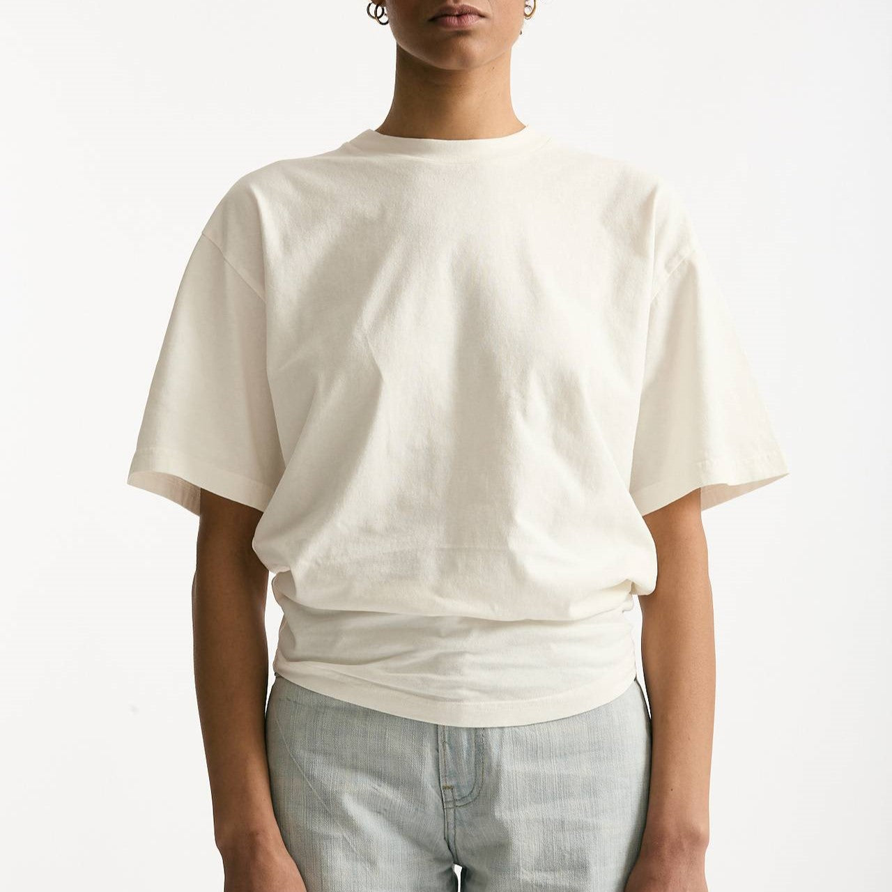 T-shirt girocollo over HAIKURE panna donna Haikure - 6