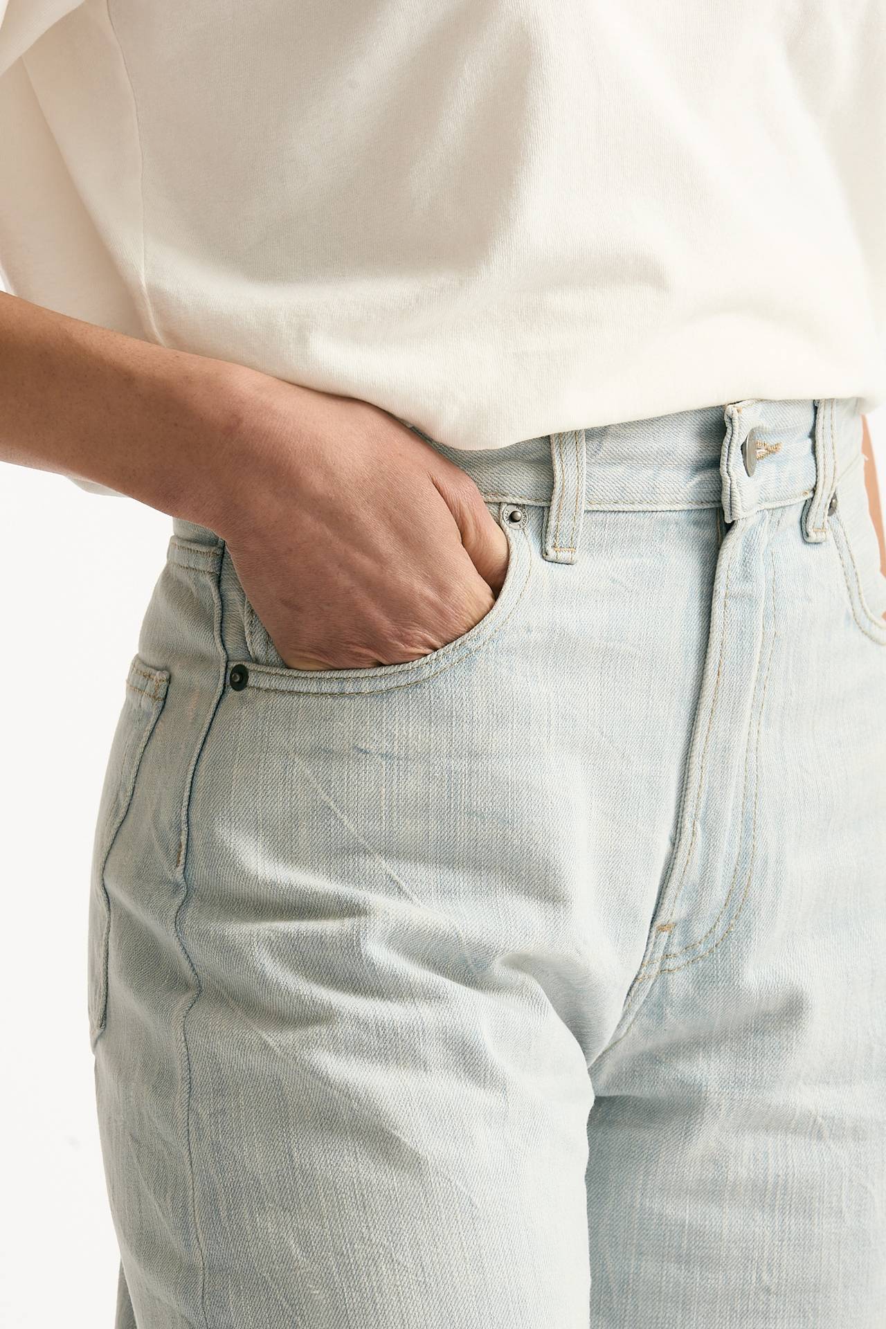 Jeans barrel BIBI Lavaggio chiaro donna Haikure - 5