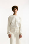 T-shirt girocollo over bianco donna Haikure - 3
