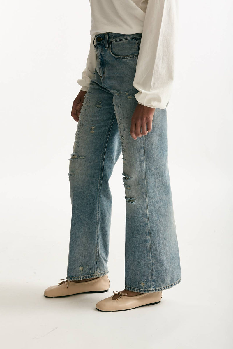 Jeans regular WHINNI lavaggio chiaro donna Haikure - 4