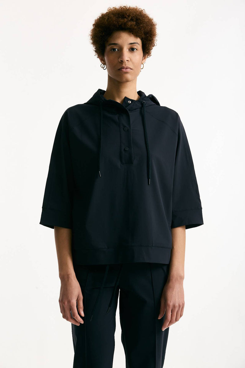 Felpa tecnica blu scuro donna Herno - 3