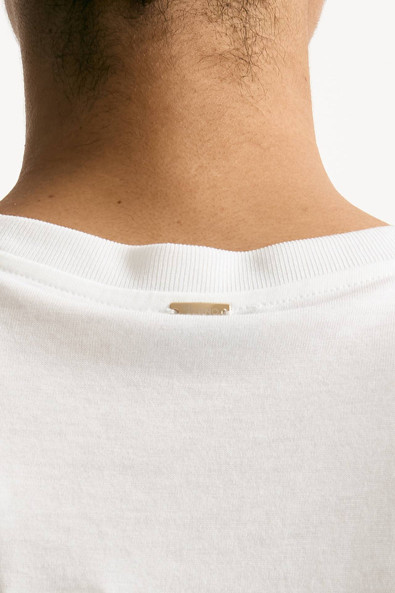 T-shirt in lyocell bianco donna Herno - 4