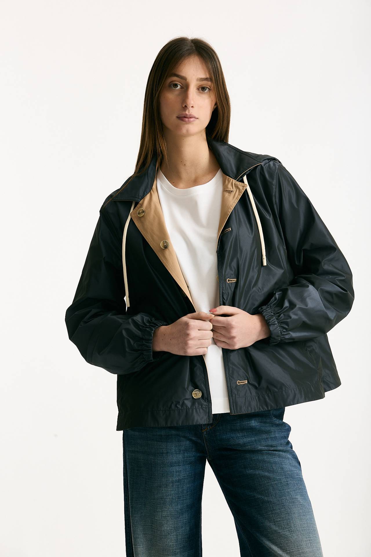 Giubbino reversibile con cappuccio donna Herno - 2