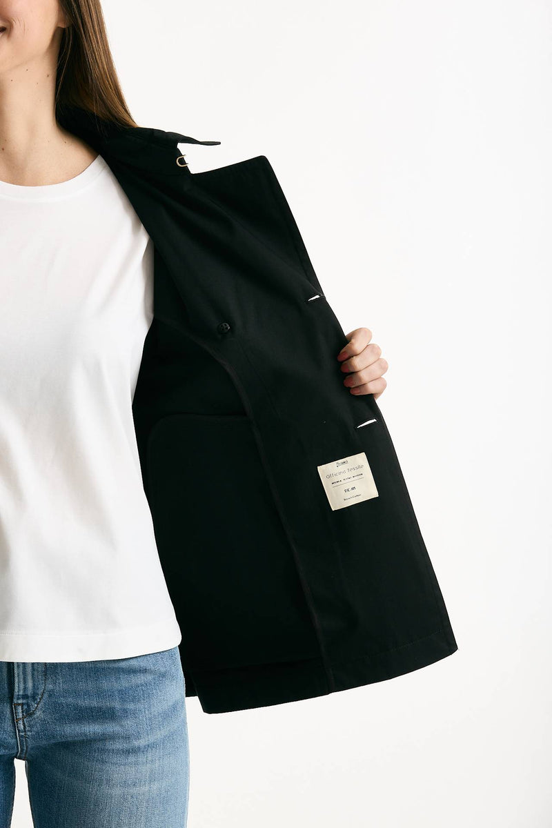 Peacot in cotone nero donna Herno - 7