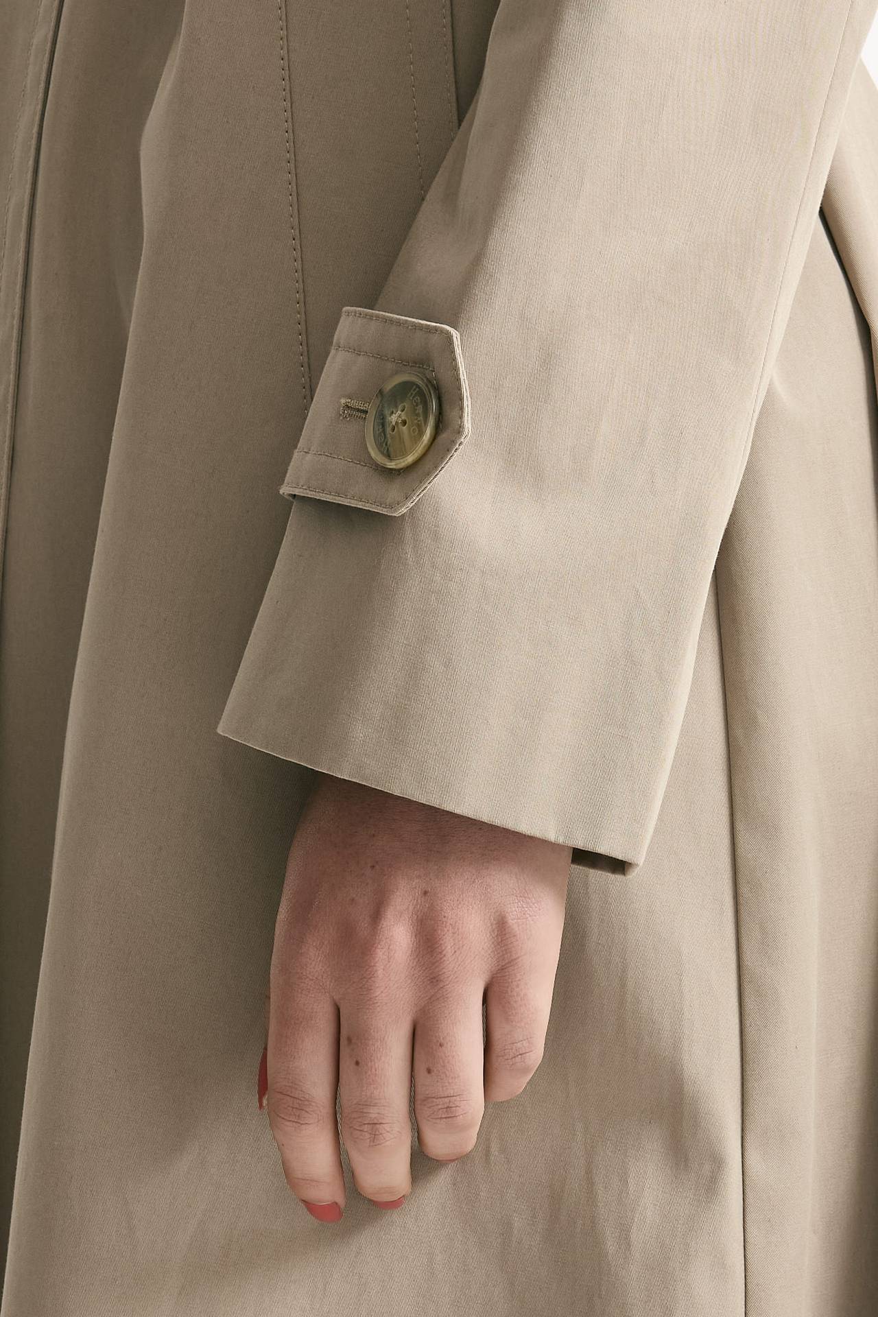 Trench in cotone idrorepellente tortora donna Herno - 6