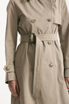 Trench in cotone idrorepellente tortora donna Herno - 7