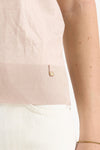 Polo in lyocell rosa donna Herno - 2