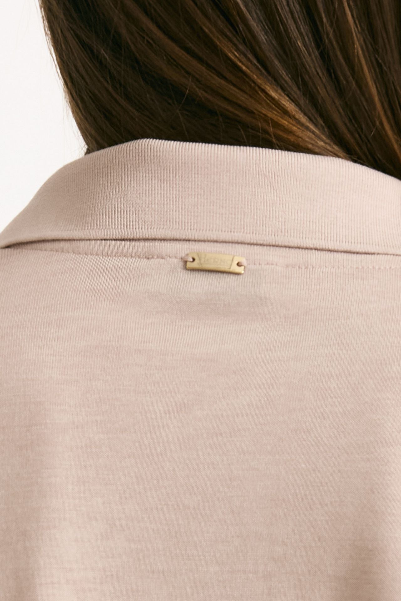 Polo in lyocell rosa donna Herno - 5