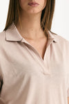 Polo in lyocell rosa donna Herno - 7