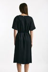 Abito midi HERNO Colore nero Collo barchetta donna Herno - 2
