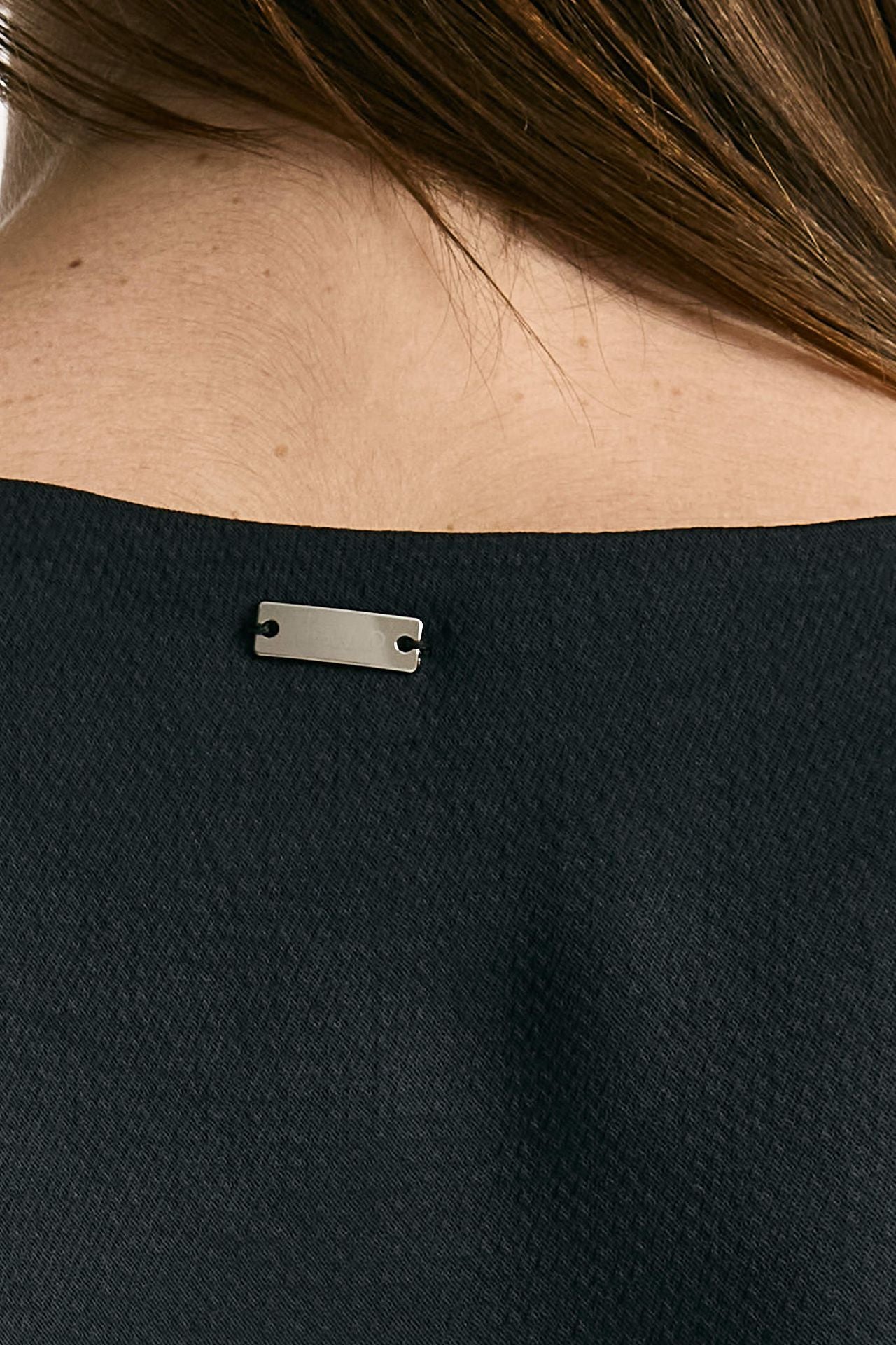 Abito midi HERNO Colore nero Collo barchetta donna Herno - 3