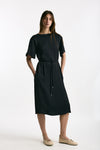 Abito midi HERNO Colore nero Collo barchetta donna Herno - 4