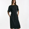 Abito midi HERNO Colore nero Collo barchetta donna Herno - 5