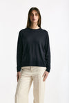 Maglia girocollo blu notte donna Herno - 1