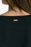 Maglia girocollo nero donna Herno - 3