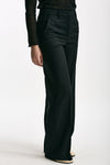Pantalone ampio NEERA in fresco lana nero donna Incotex - 2