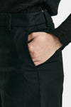 Pantalone ampio NEERA in fresco lana nero donna Incotex - 5