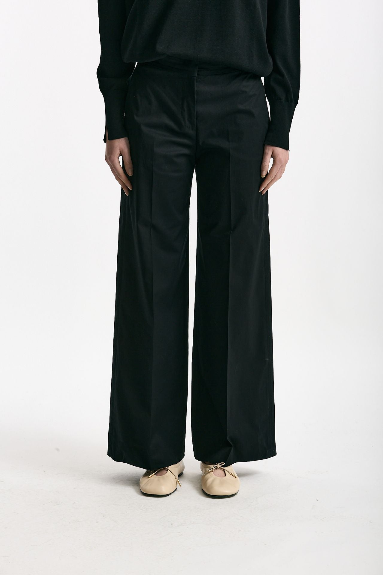Pantalone ampio TINA nero donna Incotex - 2