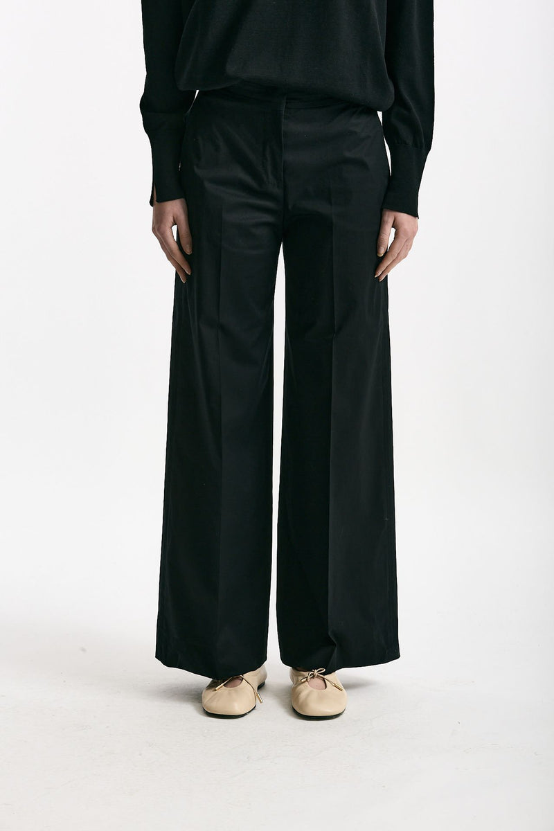 Pantalone ampio TINA nero donna Incotex - 2