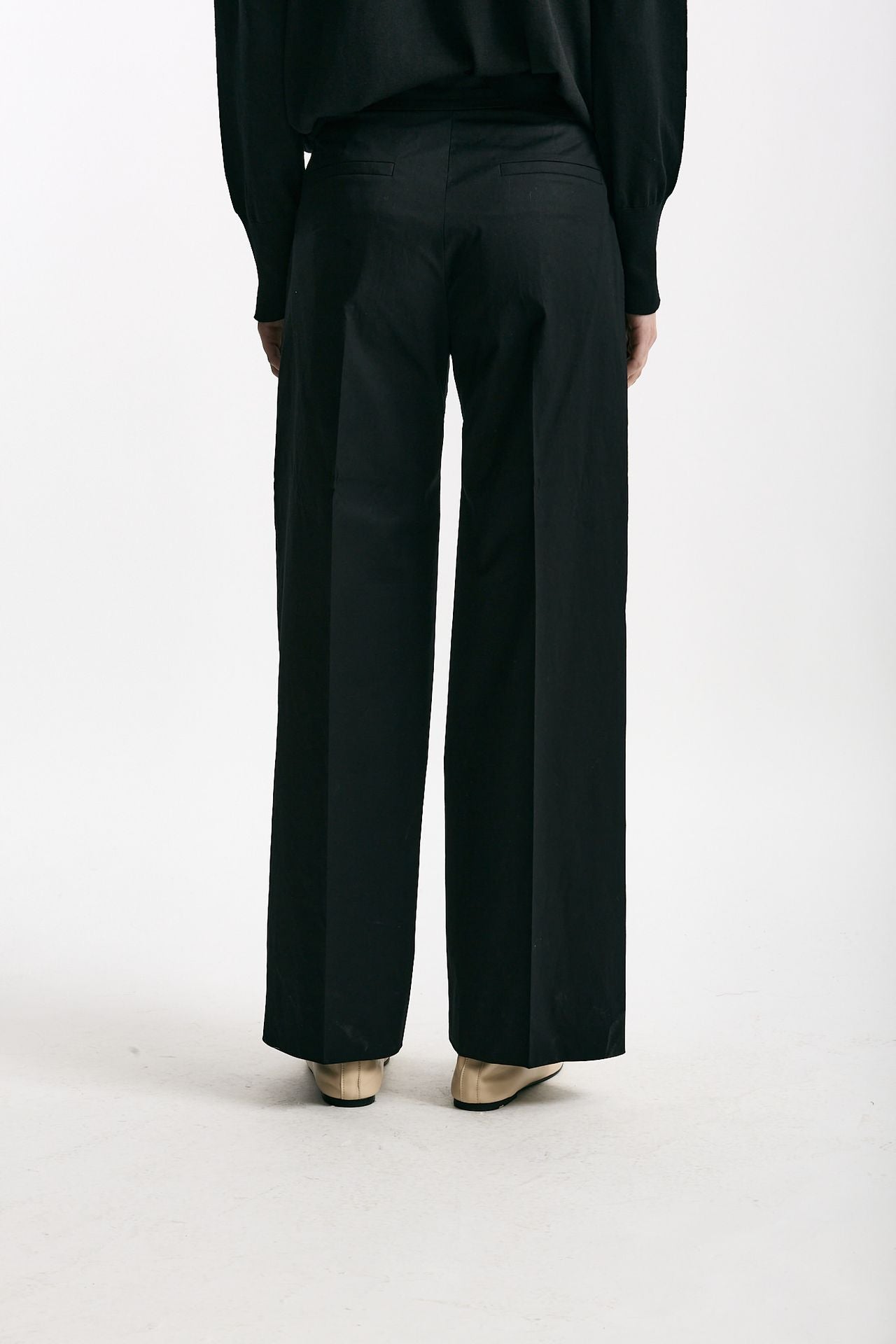 Pantalone ampio TINA nero donna Incotex - 3