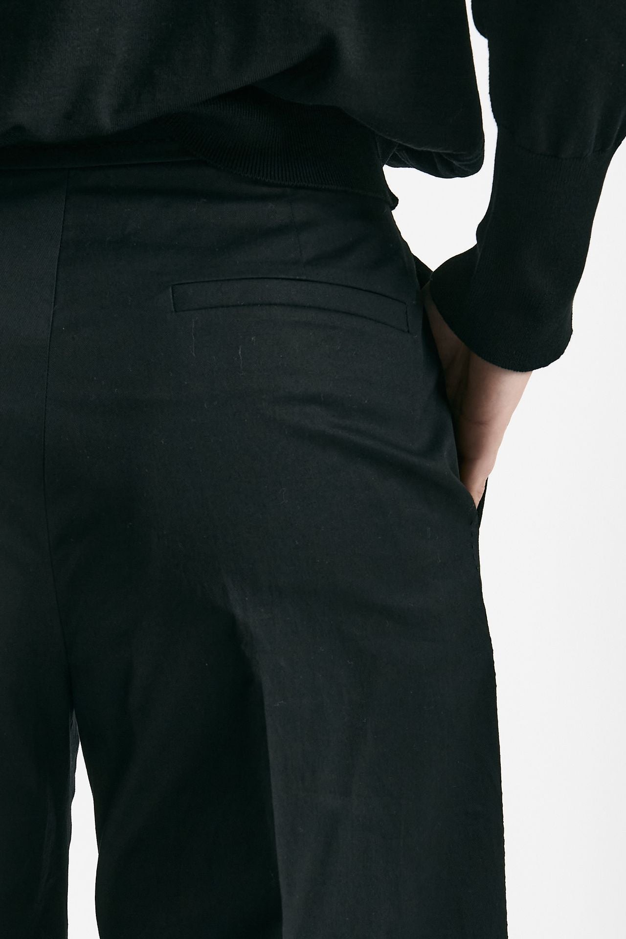 Pantalone ampio TINA nero donna Incotex - 6