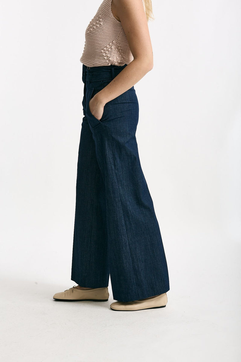 Pantalone DAISY in denim donna Incotex - 2