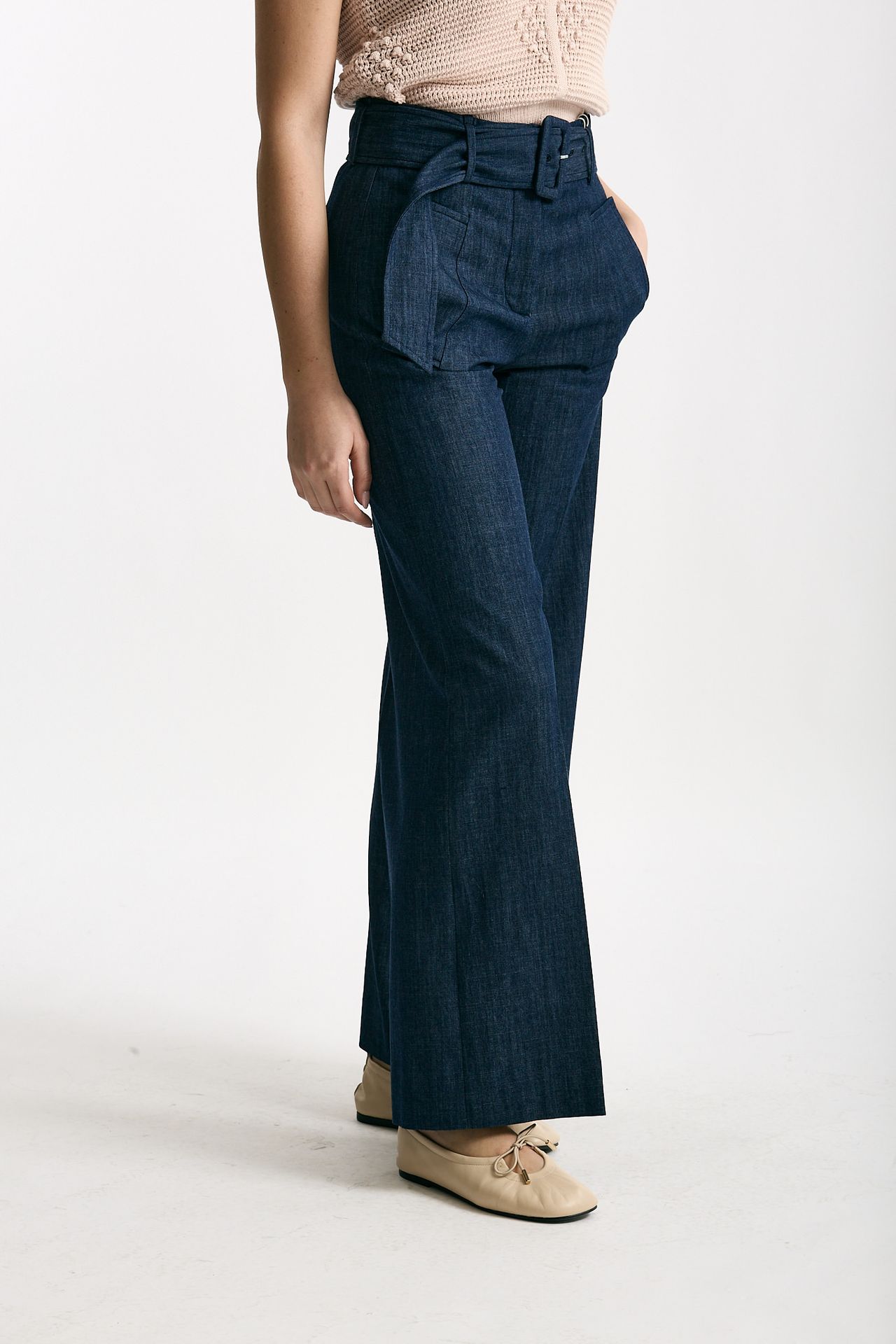 Pantalone DAISY in denim donna Incotex - 4