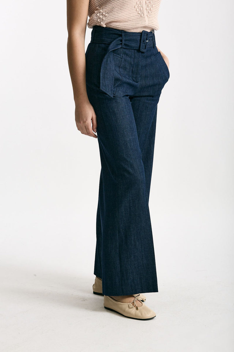 Pantalone DAISY in denim donna Incotex - 4