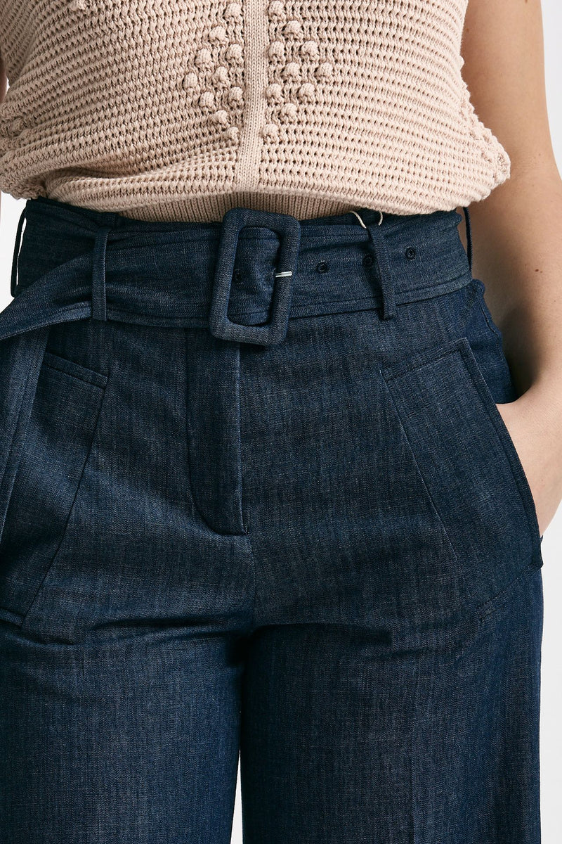 Pantalone DAISY in denim donna Incotex - 5