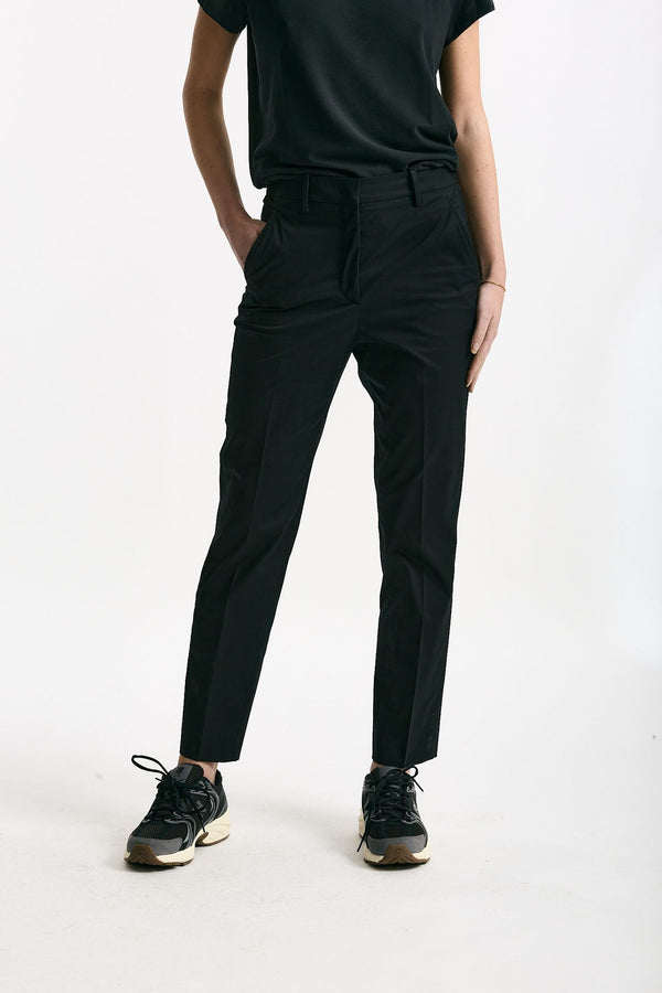 Pantalone regular GALENE nero donna Incotex