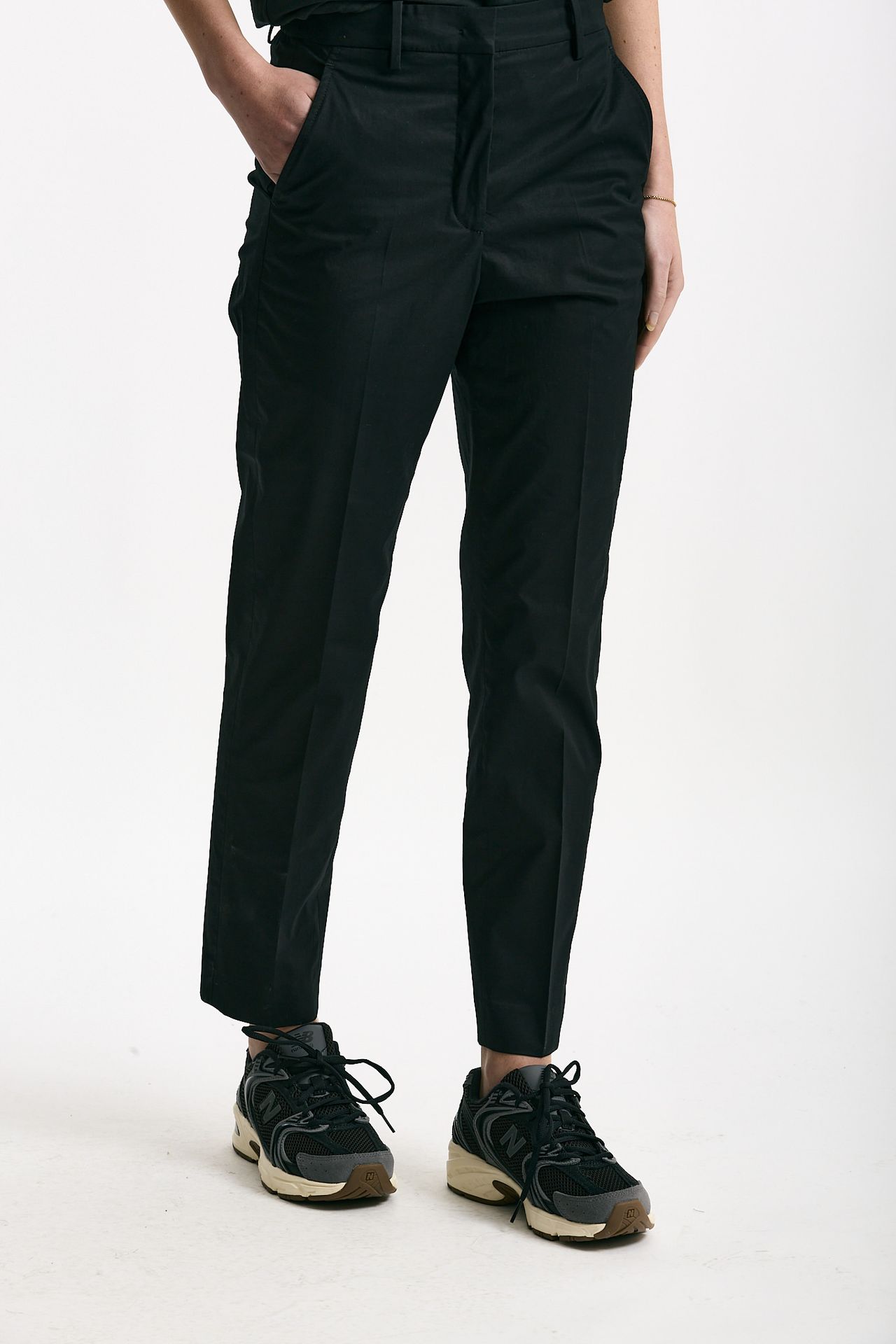 Pantalone regular GALENE nero donna Incotex - 4
