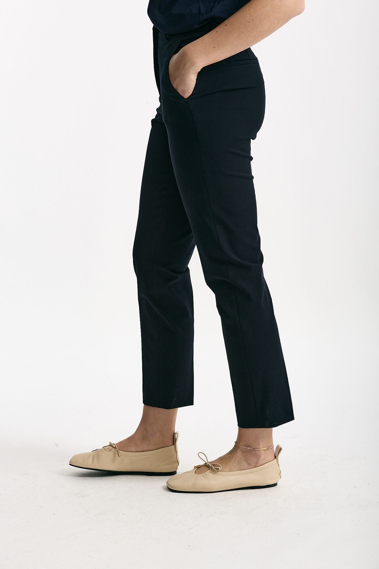 Pantalone regular GALENE blu donna Incotex - 3