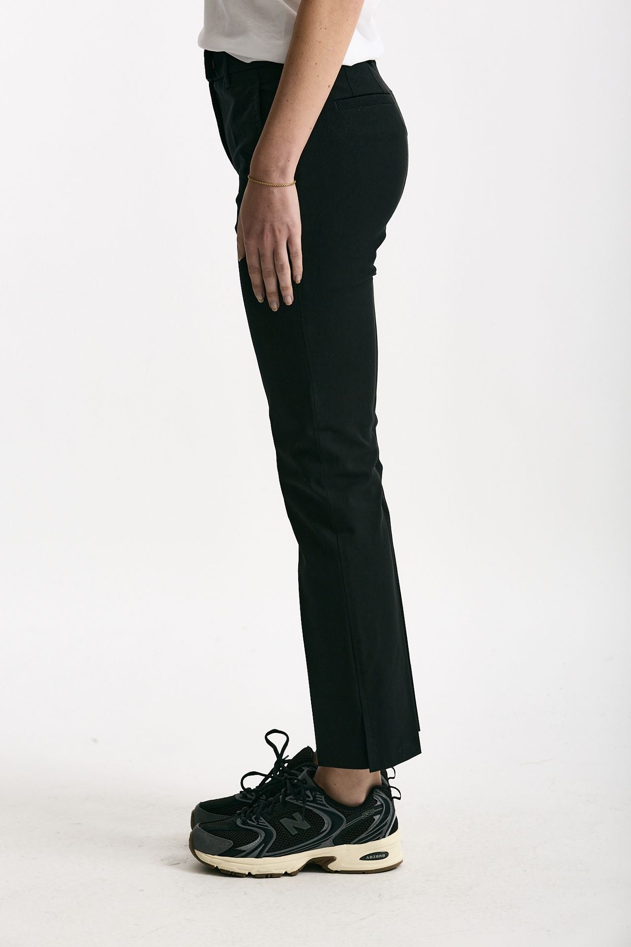 Pantalone slim KIMAMA nero donna Incotex - 3