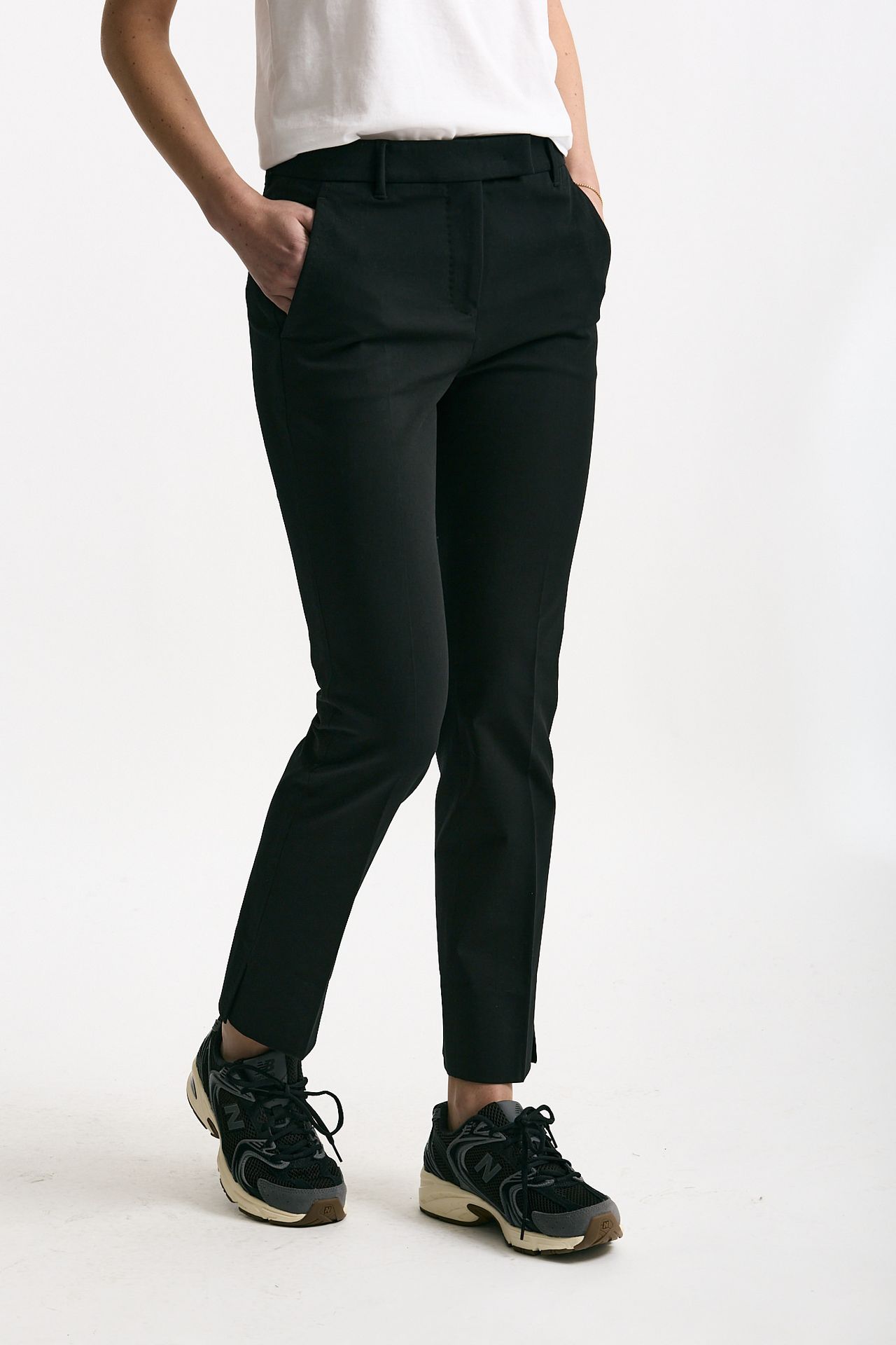 Pantalone slim KIMAMA nero donna Incotex - 1