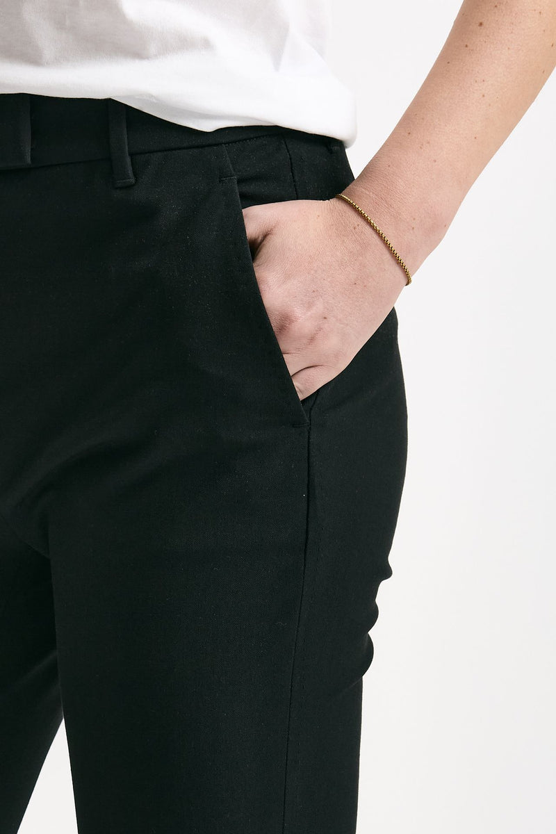 Pantalone slim KIMAMA nero donna Incotex - 5