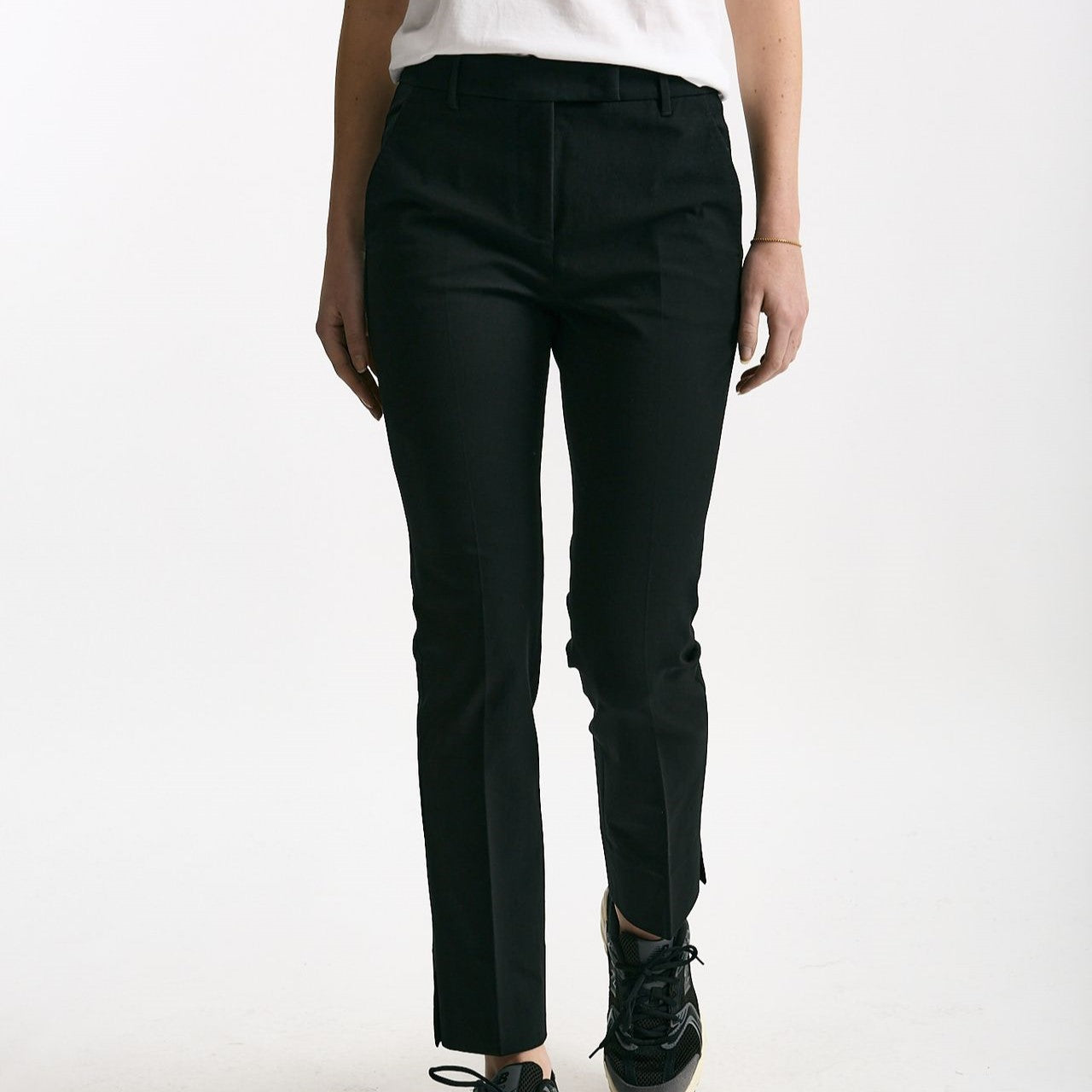 Pantalone slim KIMAMA nero donna Incotex - 7