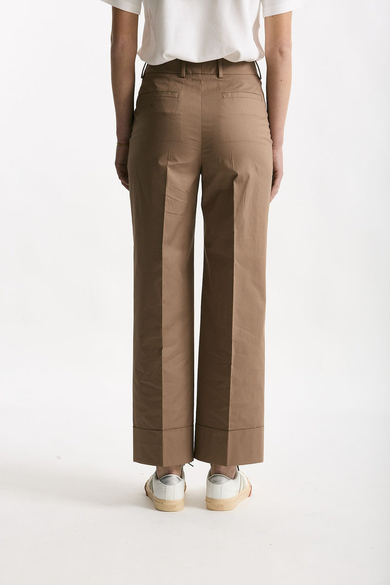 Pantalone in cotone ARLYS terra donna Incotex - 3