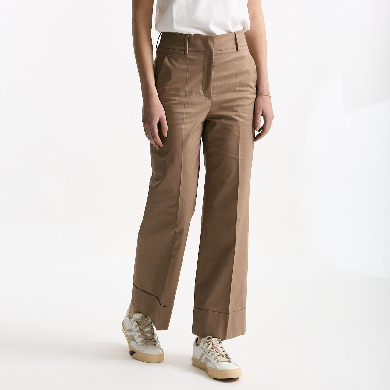 Pantalone in cotone ARLYS terra donna Incotex - 8