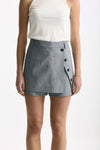 Short pannello vita alta grigio azzurrato donna Iro - 1