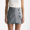 Short pannello vita alta grigio azzurrato donna Iro - 6