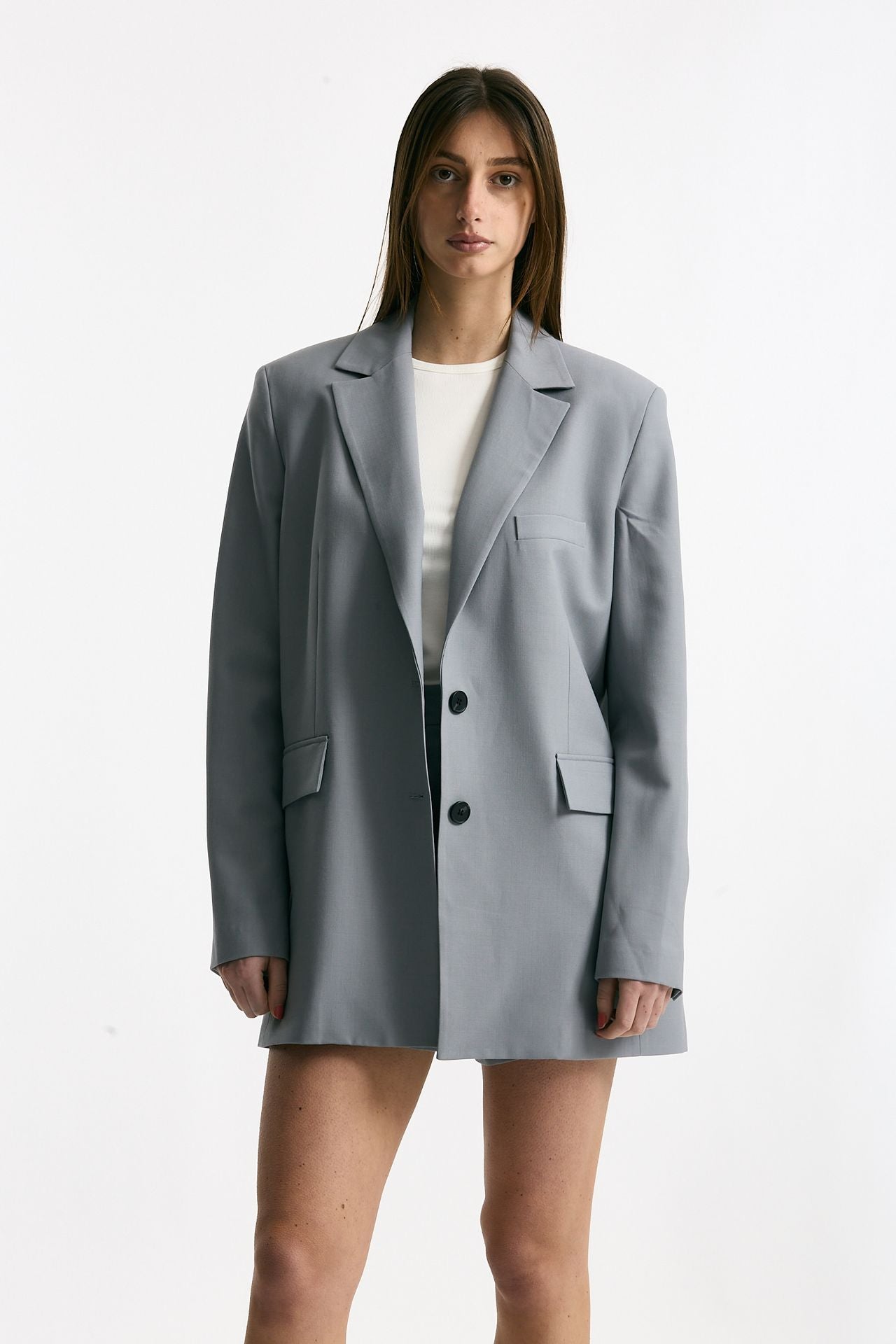 Blazer over grigio azzurrato donna Iro - 1